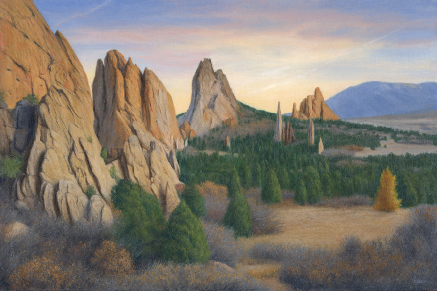 Fall Evening at the Garden of the Gods