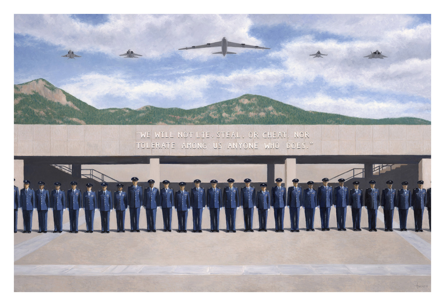 U.S. Air Force Academy Long Blue Line